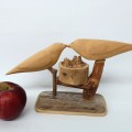 Folk art carved wooden birds - 2
