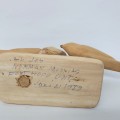 Folk art carved wooden birds - 3