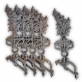 Fers ornementaux de galerie, balcon, balustres,ornements - 1