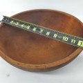 Antique wooden bowl, wooden spoon - 3