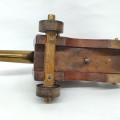 Rare petit canon en laiton signé L.T. Snow, The ''strong'' cannon, New Haven, Conn, U.S.A.- Gauge 8 - 18'' - 7