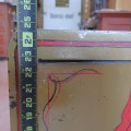 Petit coffre-fort en fonte sur roulettes - 3