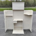 Meuble de rangement, petite armoire avec panneaux creux  - 2
