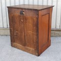 Petit meuble classeur en chêne maillé, 8 tiroirs - 6