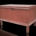Nice antique blanket chest, original color and sqaure nails assembly - 1
