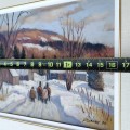 Huile sur toile, tableau, peinture signée Marcel Fecteau - 5