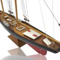 Goélette miniature signée Lucien Leclerc, voilier, bateau - 3