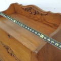 Antique oak desk  - 3