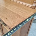 Petit bureau chiffonnier en chêne, idéal comme table de chevet - 5