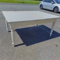 Antique green farm table. Perfect for the kitchen, butterfly table - 7