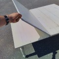 Antique green farm table. Perfect for the kitchen, butterfly table - 3