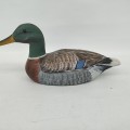 Canard colvert sculpté. Décoys artisanal. Pièce authentique. - 2