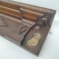 Tablette de cheminée décorative,corniche en Bois sculpté. Détails uniques - 4