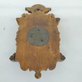 Baromètre mural antique. Bois sculpté. Instrument météo. - 2
