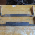 Deux planes à bois anciennes, poignées en bois - 3