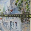 Huile sur masonite signée J. Vezina (20'' x 24''), tableau, peinture  - 2