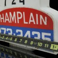 Vintage taxi Champlain sign  - 2