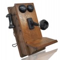 Wall oak telephone  - 1