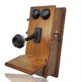 Wall oak telephone  - 3
