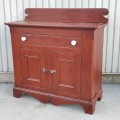 Buffet ancien en bois peint, charme rustique authentique, bahut - 7