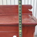 Buffet ancien en bois peint, charme rustique authentique, bahut - 4