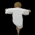 Painted wooden jesus child statue, religious carving, sculpture  - 5