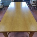Antique 4 drawers oak table  - 3
