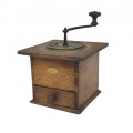 Antique wooden coffee grinder - 1