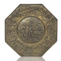 Vintage brass wall plate  - 1