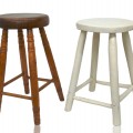 Antique counter stools (left one SOLD) - 1