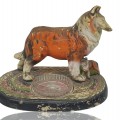 Plaster dog ashtray  - 1