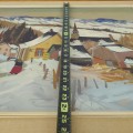 Huile sur toile signée Louis Tremblay, tableau, peinture, Notre-Dame-des-Monts - 4