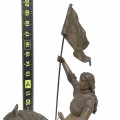 Jeanne-d'arc métal statue, regul - 2