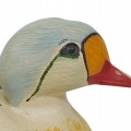 Decorative wooden duck signed Leo Chagnon  - 3