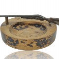 Ashtray with fire arm decoration  - 1