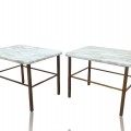 Vintage tables with marble tables  - 1
