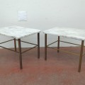 Vintage tables with marble tables  - 6