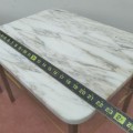 Vintage tables with marble tables  - 4