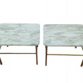 Vintage tables with marble tables  - 2