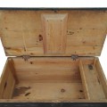 Antique blanket pine chest, original color  - 3