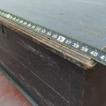 Antique blanket pine chest, original color  - 6