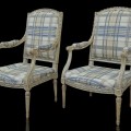 Vintage upholstered armchair - 1