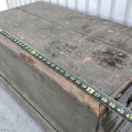 Antique blanket box, original color and square nails  - 3