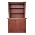 Antique open dish dresser, cupboard, restored in the past  - 3