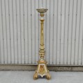Magnifique chandelier Pascal sculpté en bois, objet religieux - 7