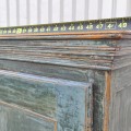 Antique 8 panels armoire, original color - 8