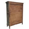 Antique 8 panels armoire, original color - 5