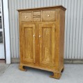 Antique pine armoire, original color  - 10