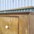 Antique pine armoire, original color  - 9