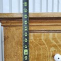 Antique pine armoire, original color  - 8